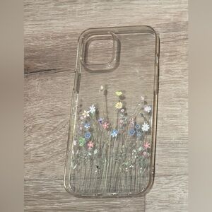 Floral Clear Phone Case